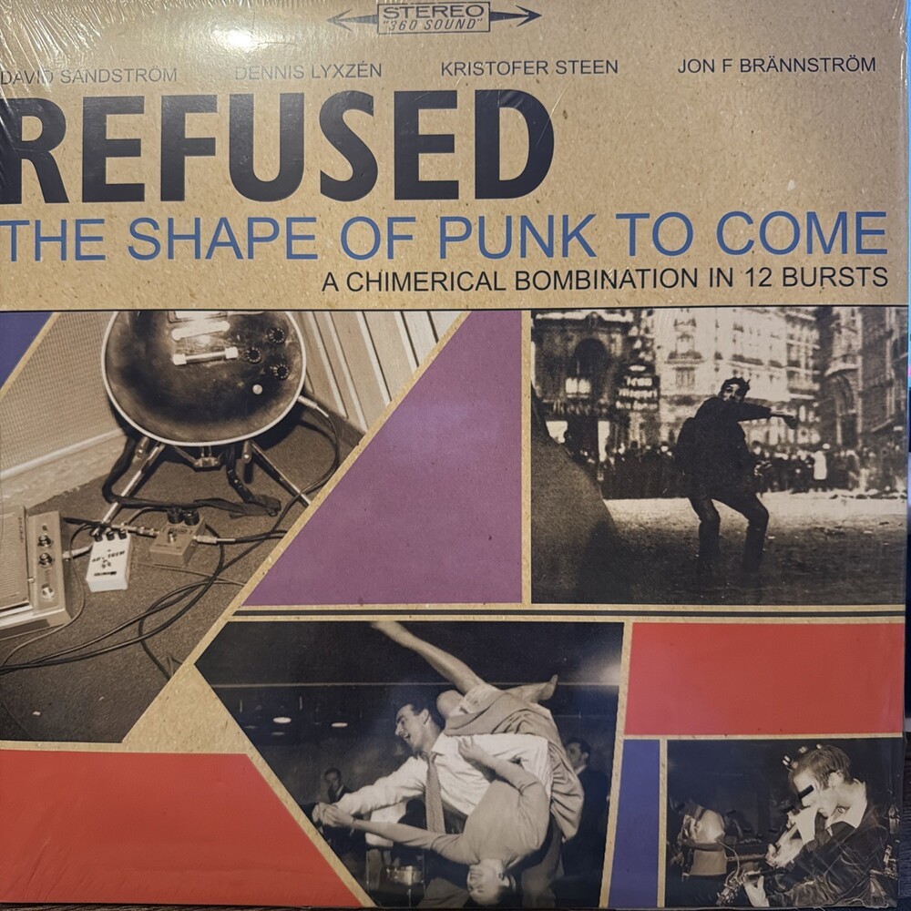 REFUSED - THE SHAPE OF PUNK TO COME Gatefold 2LP Vinyl Unplayed Europe Pressing